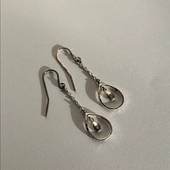 Classic Silver Teardrop Earrings