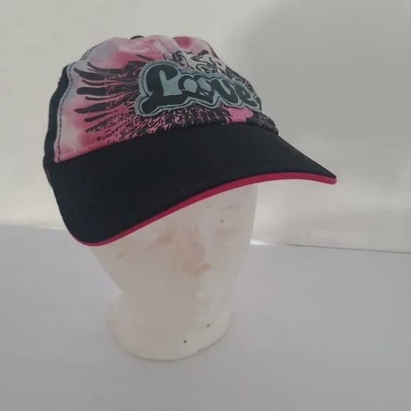 Concept One Pink and Black Love Graphic Girls Cap