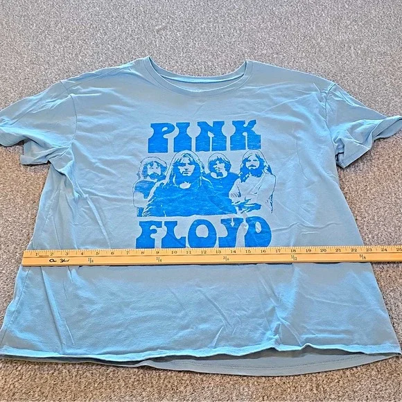 Pink Floyd Blue Graphic T-Shirt Reproduction, Size XXL (20)