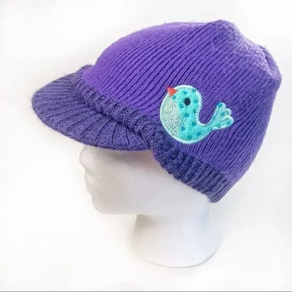 Put a Bird On It Purple Brimmed Hat