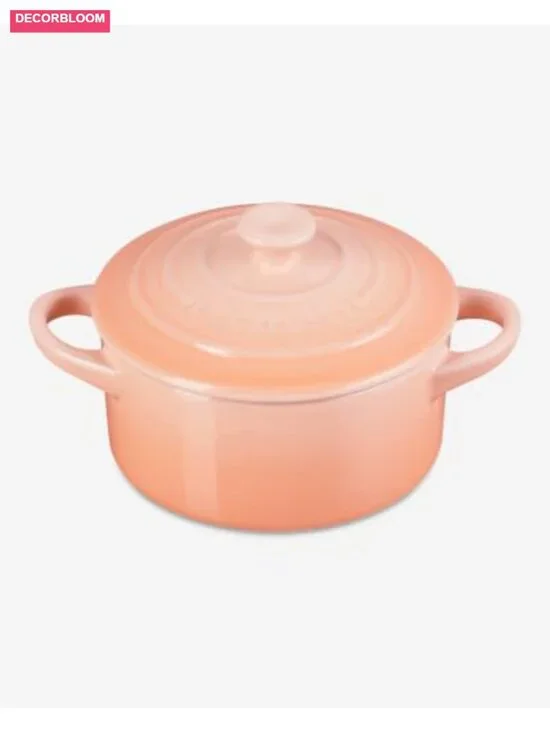 Stoneware Mini Round Cocotte 8oz with Stainless Lid