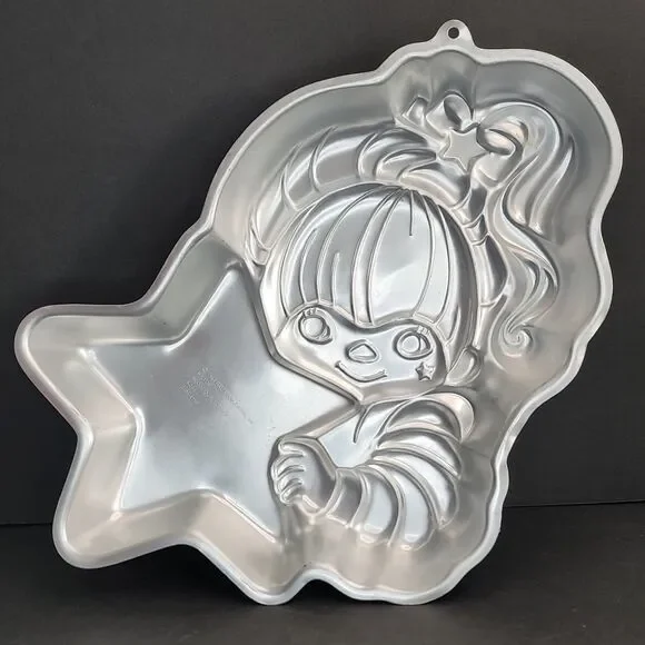 Vintage 1983 Wilton Rainbow Brite Cake Pan 2105-4798 Hallmark Aluminum