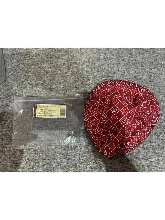 Longaberger Sweetheart Tender Heart Basket Liner Blushing Hearts 23649 NEW 2009