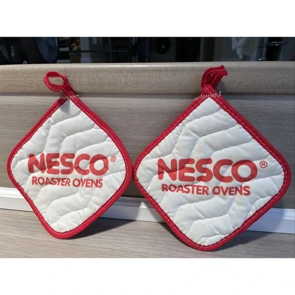 Nesco‎ Roaster Ovens pot holders vintage Set Of 2 RARE