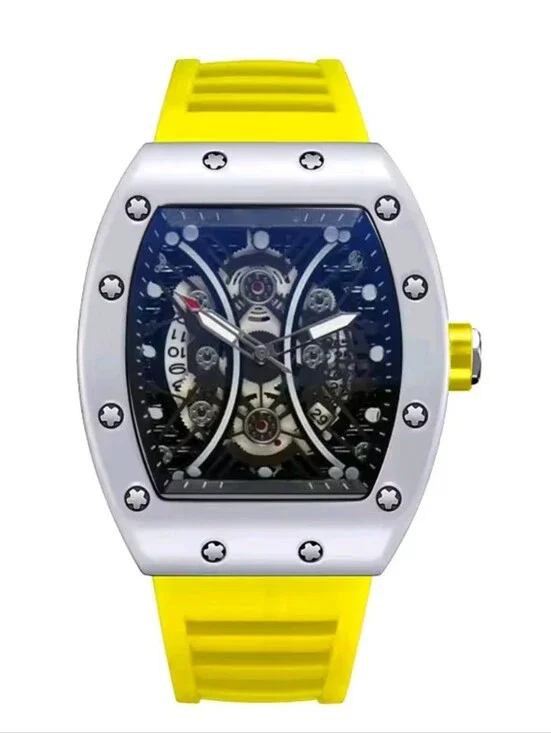 Men's Yellow Luxury Night Glow Sports Watch
