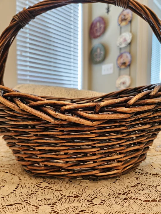 Woven Decorative Basket - Brown