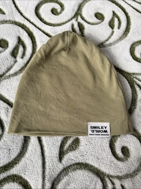 Kids Khaki Beige Beanie - Cotton Jersey H&M Size 2T/6