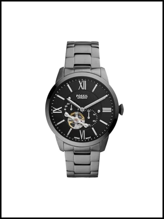 Fossil Townsman Automatic Skeleton Dial Stainless Steel Men's Watch 44mm