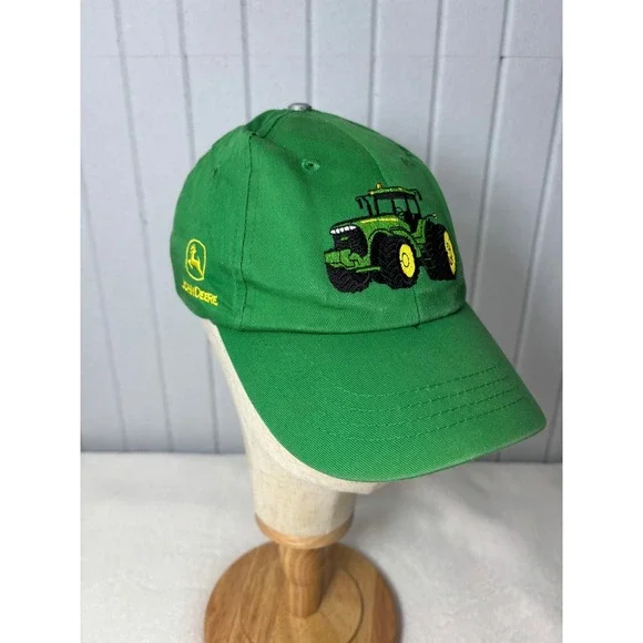 John Deere‎ Kids Green Tractor Baseball Hat Embroidered Snapback Cap