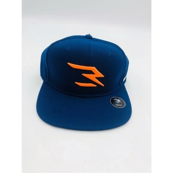 Nike Russell Wilson Youth Snapback Hat Navy Blue Orange‎ Embroidered Logo Cap