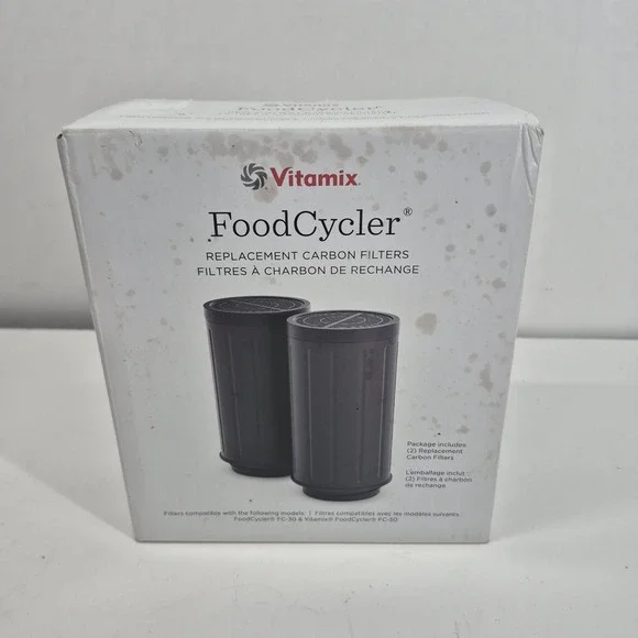 Vitamix FoodCycler Carbon Filters 2 Pack Reduces Odors Improves Compost