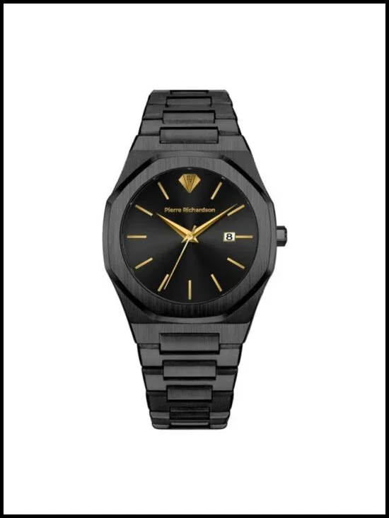 Luxury Men's Watch Japanese Quartz Stainless Steel 41mm Sapphire Crystal
