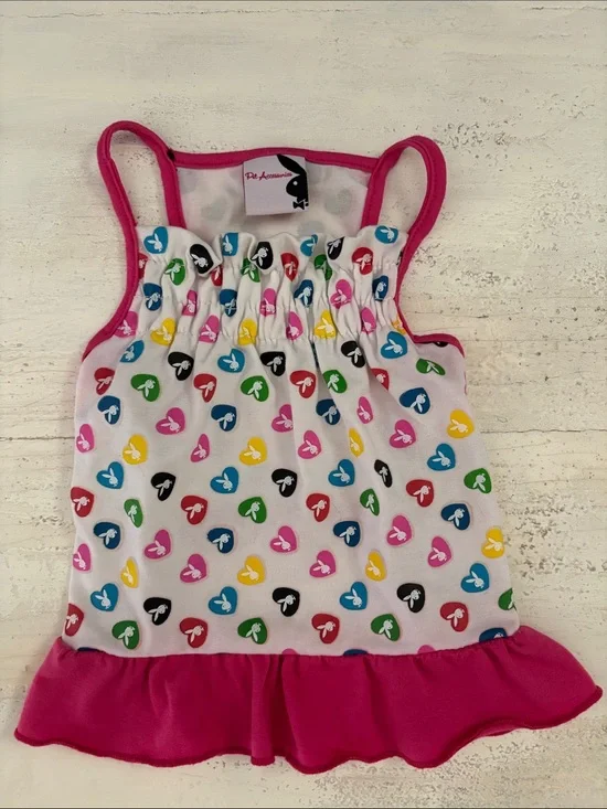 PLAYBOY heart dress for dog