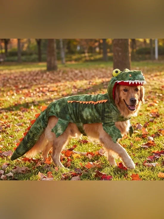 Dog alligator costume - medium - Halloween, pet parade