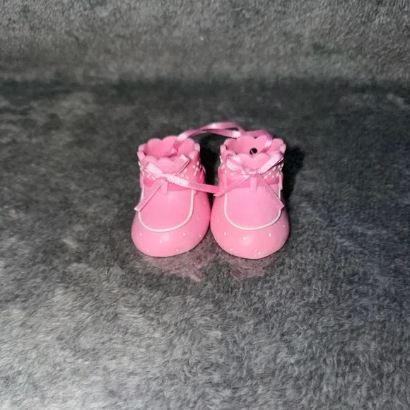 DecoPac Pink Booties Shoes Decoset Gender Reveal Girl Shower Party Cake Topper