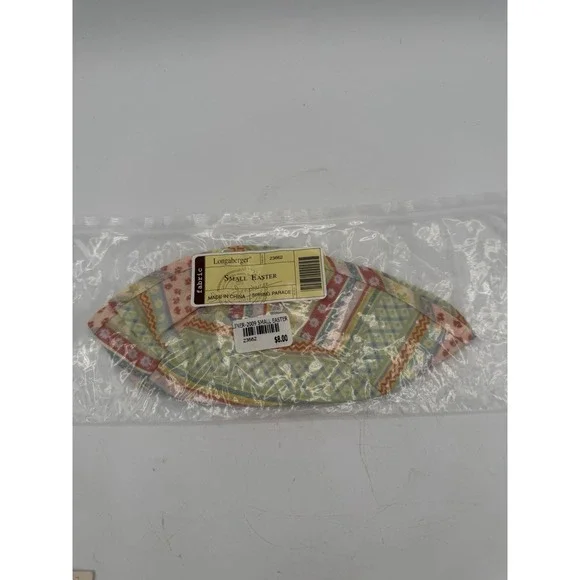 🐣🧺 Longaberger 2009 Small Easter Basket Liner ONLY – Spring Parade – NIP‎ 🌸✨