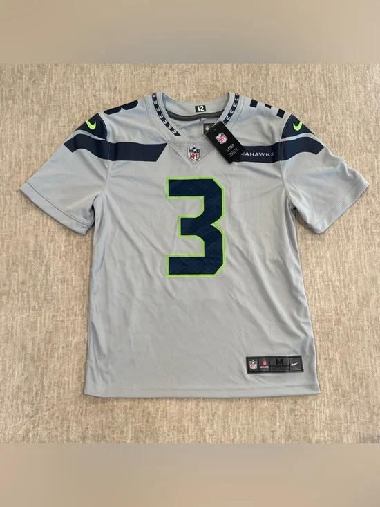 Men’s Size Medium Russell Wilson Seattle Seahawks Vapor Limited Game Jersey NEW