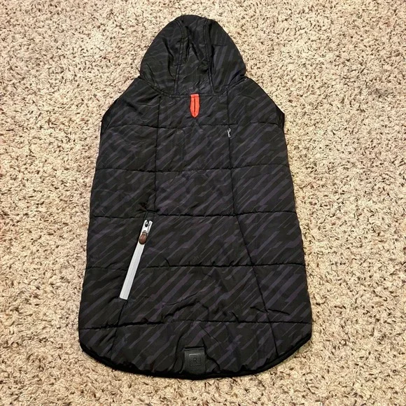Reddy Dog‎ Reflective Puffer Jacket Insulated Water-Resistant Black Gray XXLarge
