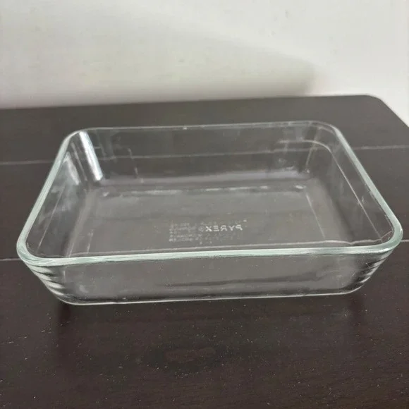 Pyrex C-210 Clear Glass Rectangular‎ Baking Dish 3 Cup 750mL Oven Microwave USA