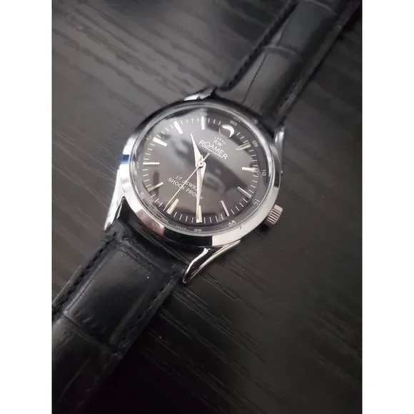 RARE Roamer AM014 Mechanical‎ Mint Condition Men's 1970s Watch
