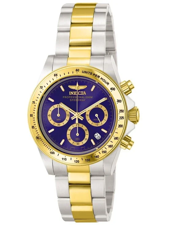 Invicta Speedway Torvane Men's Watch - 39.5mm, Steel, Gold (3644)