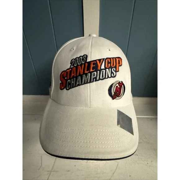 2003 Nike‎ NEW JERSEY DEVILS Stanley Cup Champions Locker Room (Adjustable) Cap
