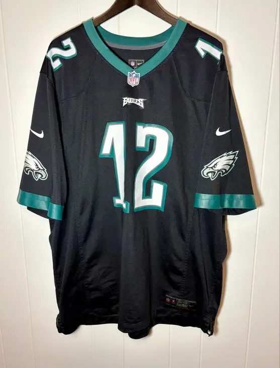 Philadelphia Eagles Randall Cunningham #12 Black Nike Engineered Jersey Sz XXL
