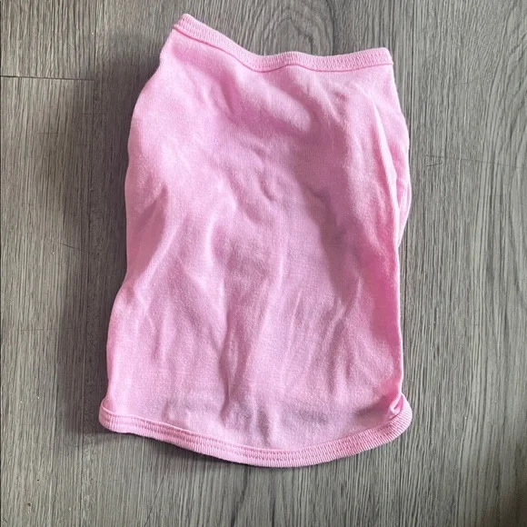 Pink doggy tank