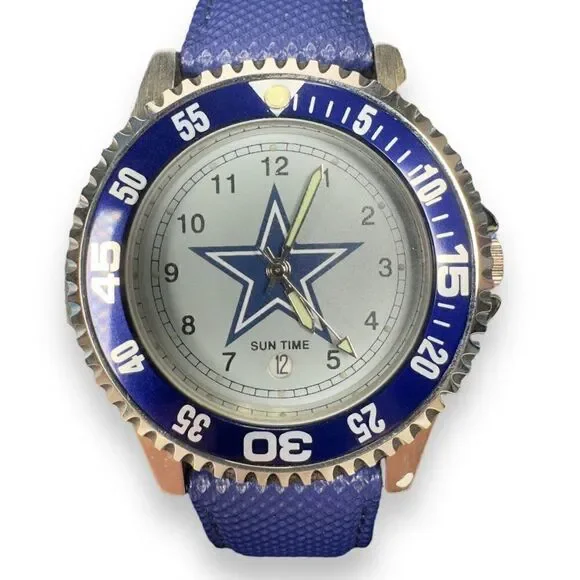The‎ Competitor Licensed Sports Watch Vintage 90s Dallas Cowboys Wrist Watch