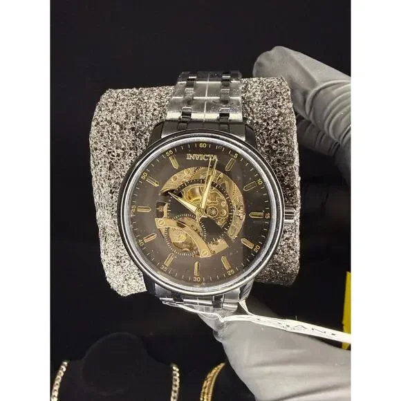 Invicta Objet D Art AUTOMATIC Skeleton Dial 43mm 69506 Brand New With Box