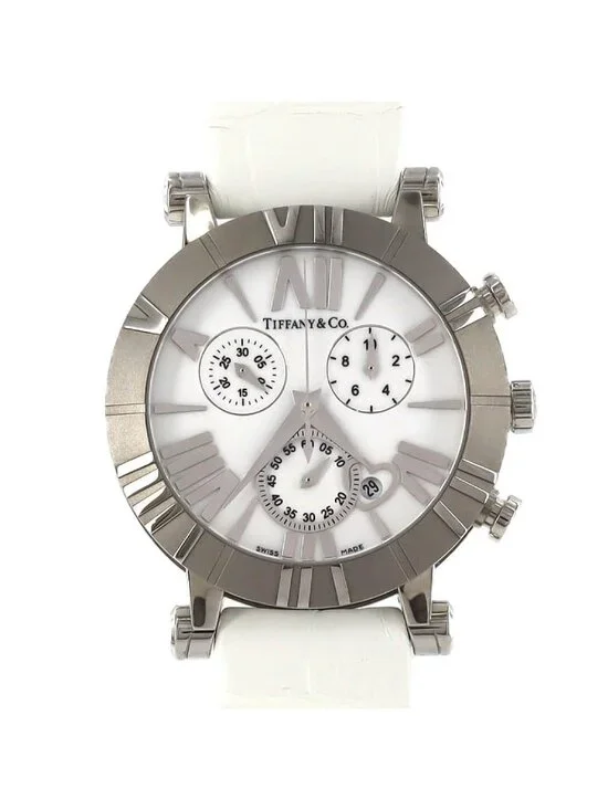 Tiffany & Co Atlas Chronograph SS Quartz Watch