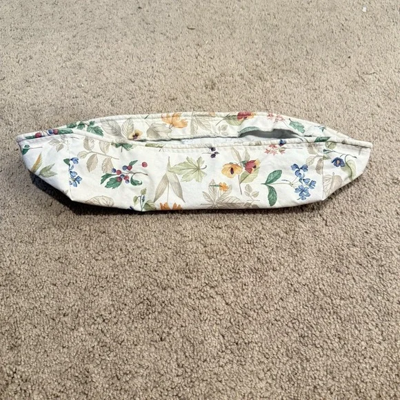 Longaberger Botanic Fields Floral Basket Fabric Liner Cottagecore Country 90s