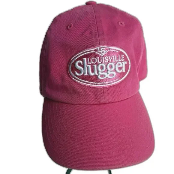 Youth Girl's Pink Louisville Slugger Hat Baseball Cap Adjustable Strapback '47