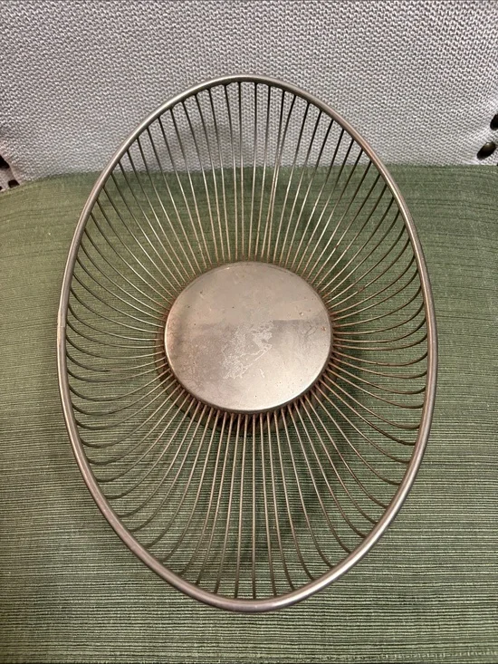 Leonard - Silver plated Wire Basket