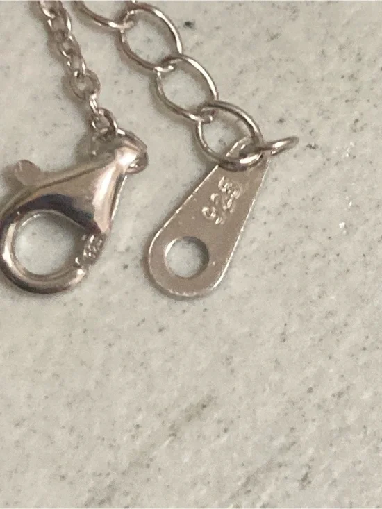 Sterling Silver Chain Necklace - stamped 925, 20inches