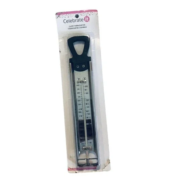 Candy Thermometer Stainless Steel Precise Readings Kitchen‎ Cooking Temp NIB