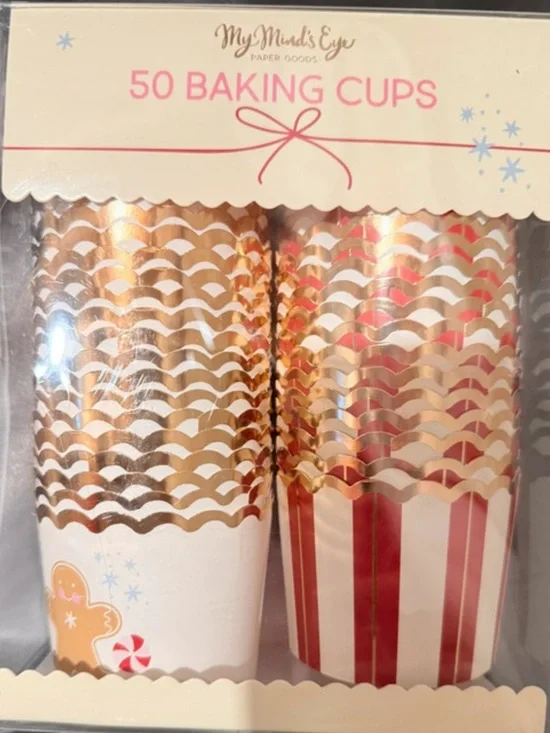 My Minds Eye Holiday Baking Cups - 50 Count