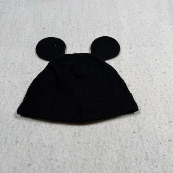Disney Jumping Beans Baby Mouse Ear Beanie Hat Black 6 Month RN73277