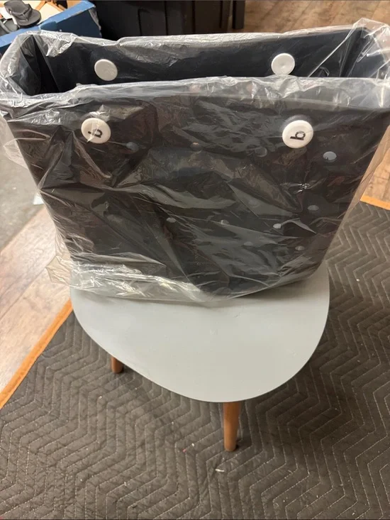 Black Home Accent Tote