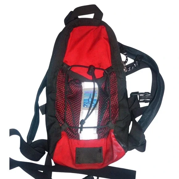 Gregory‎ Mirage Hydration Pack Red Black Hiking Running Backpack Small Slim