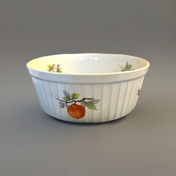 Andrea By Sadek Cookware Fruit Pattern 7333 Oven To Table Casserole Dish