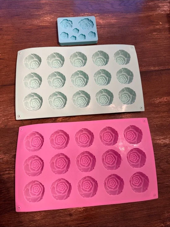 Silicone Rose Mold Tray Set
