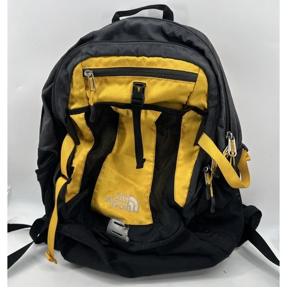 The North Face Recon Backpack Yellow And Black