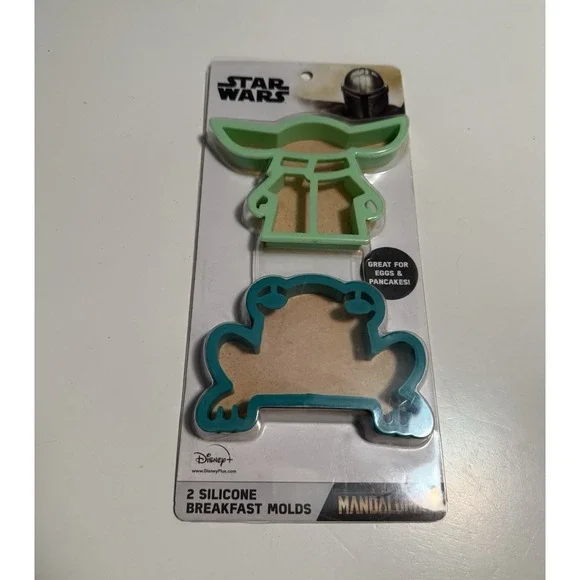 Disney‎ Star Wars Mandalorian Silicone Egg/Pancake Mold Set 2 Dishwasher Safe