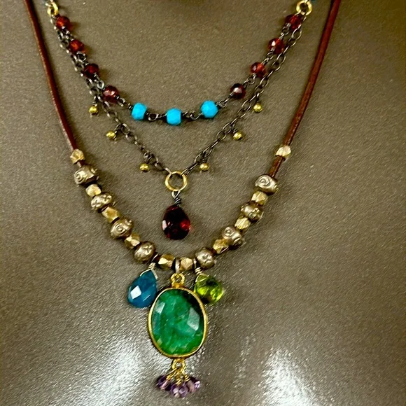 Layered Light Neckace. New with tags from Sundance.