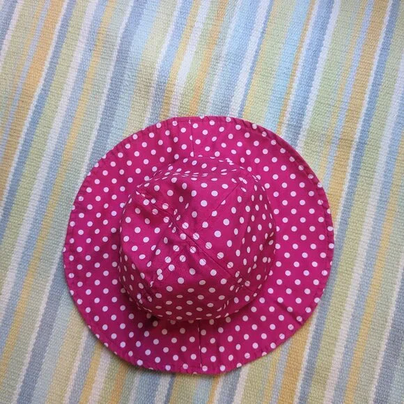 🛍️ BUNDLE ONLY | Target pink & white polka dot hat