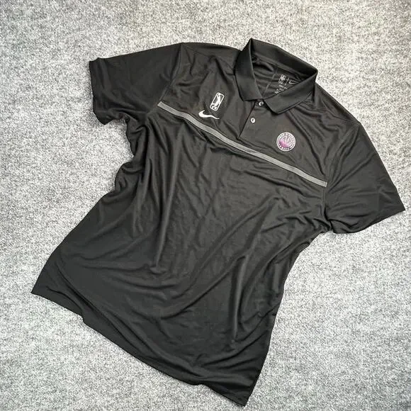 Nike NBA G League Ignite Dri-FIT Polo Men’s XL Tall Black NWT