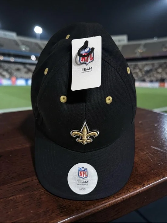 NFL New Orleans Saints Black and Gold Kids Cap