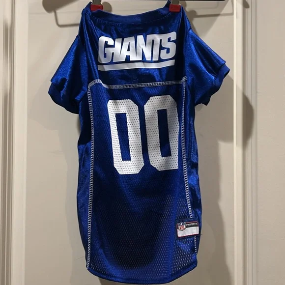 NFL NewYork Giants Pets First Jersey Dog Pet football jersey size Large