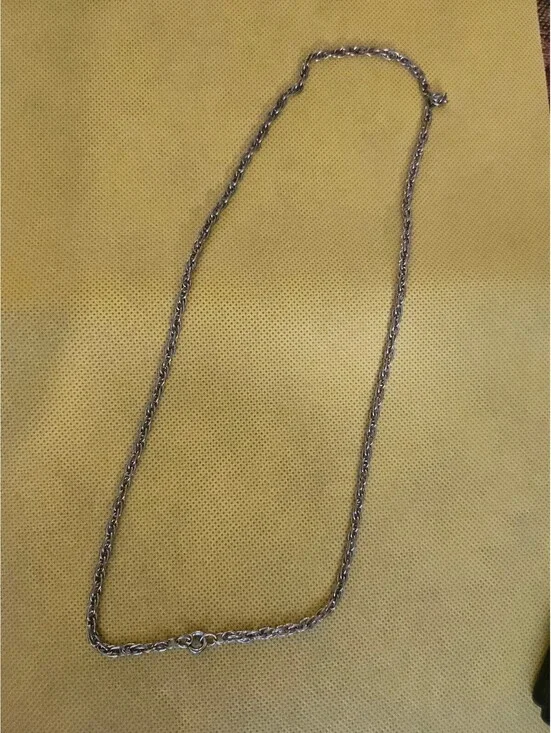 Heavy chained Necklace - as-is unknown origin as shown
